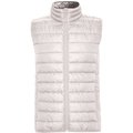 Chaleco acolchado tacto pluma Blanco Vintage L