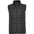 Chaleco acolchado tacto pluma Ebano Xl