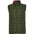 Chaleco acolchado tacto pluma Verde militar L