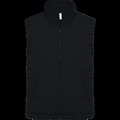 Chaleco acolchado unisex con forro polar Black 4XL