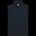 Chaleco acolchado unisex con forro polar Navy XXL