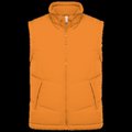 Chaleco acolchado unisex con forro polar Orange M