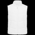 Chaleco acolchado unisex con forro polar White L