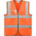 Chaleco Alta Visibilidad con Bolsillo ID Naranja Fluor Xl-2Xl