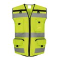 Chaleco alta visibilidad con bolsillos Hi Vis Yellow XXL