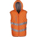 Chaleco de alta visibilidad de forro polar y acolchado Hi Vis Orange 3XL