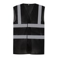 Chaleco alta visibilidad reciclado Black XXL