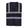 Chaleco alta visibilidad reciclado Navy XXL