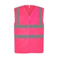 Chaleco alta visibilidad reciclado Pink XL