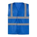 Chaleco alta visibilidad reciclado Royal Blue XXL