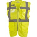 Chaleco alta visibilidad ropa laboral Hi Vis Yellow XL