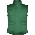 Chaleco con Cuello Alto y Bolsillos VERDE BOTELLA 2XL