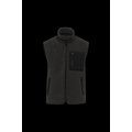 Chaleco con forro polar y doble cara Black M
