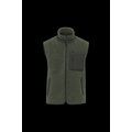 Chaleco con forro polar y doble cara Forest Khaki / Dark Forest Khaki Xxl