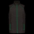 Chaleco hidrófugo con bolsillos Black / Kelly Green M