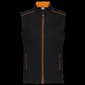 Chaleco hombre con bolsillos Black / Orange XXL
