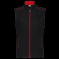 Chaleco hombre con bolsillos Black / Red XL