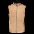 Chaleco hombre con bolsillos Camel / Black 4XL