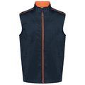 Chaleco hombre con bolsillos Navy / Fluorescent Orange 5XL