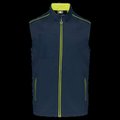 Chaleco hombre con bolsillos Navy / Fluorescent Yellow S