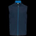 Chaleco hombre con bolsillos Navy / Light Royal Blue 3XL
