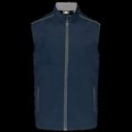 Chaleco hombre con bolsillos Navy / Silver XXL