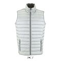 Chaleco Ligero Hombre Cuello Alto Metal Grey M