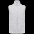 Chaleco micropolar hombre cremallera y bolsillos Ash Heather M