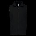 Chaleco micropolar hombre cremallera y bolsillos Black XXL