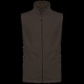 Chaleco micropolar hombre cremallera y bolsillos CHOCOLATE 3XL