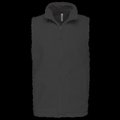 Chaleco micropolar hombre cremallera y bolsillos DARK GREY XL