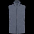 Chaleco micropolar hombre cremallera y bolsillos French Navy Heather L