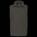 Chaleco micropolar hombre cremallera y bolsillos Green Olive 5XL