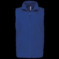 Chaleco micropolar hombre cremallera y bolsillos Royal Blue M