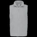 Chaleco micropolar hombre cremallera y bolsillos Snow Grey 4Xl