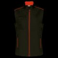 Chaleco mujer con bolsillos Black / Red S