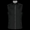 Chaleco mujer con bolsillos Black / Silver M