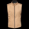 Chaleco mujer con bolsillos Camel / Black L