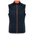 Chaleco mujer con bolsillos Navy / Fluorescent Orange S