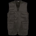 Chaleco multibolsillos con forro unisex DARK GREY XXL