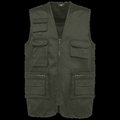 Chaleco multibolsillos con forro unisex Dark Khaki XXL