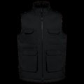 Chaleco multibolsillos unisex Black XXL