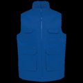 Chaleco multibolsillos unisex Royal Blue L