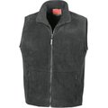 Chaleco Polar con Bolsillos Black S