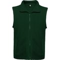 Chaleco Polar Cuello Alto 2 Bolsillos Verde Botella M