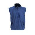 Chaleco Polar con Interior en Negro Azul Royal L