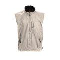 Chaleco Polar con Interior en Negro Beig L