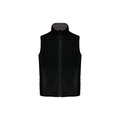 Chaleco polar unisex con cremallera Black / Grey XS