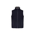 Chaleco polar unisex con cremallera Navy / Grey XS
