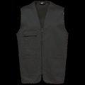 Chaleco polialgodón multibolsillos DARK GREY S